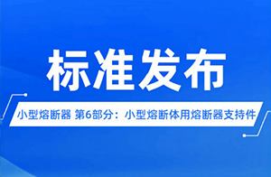 標準換版丨關于小型熔斷體用熔斷器支持件產品認證執行新版標準和認證規則的通知