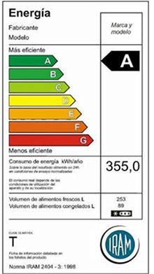 阿根廷能效認證Energy Label