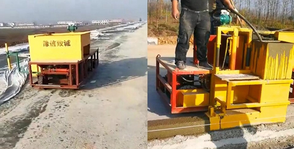 全自動路肩成型機,路肩滑模機